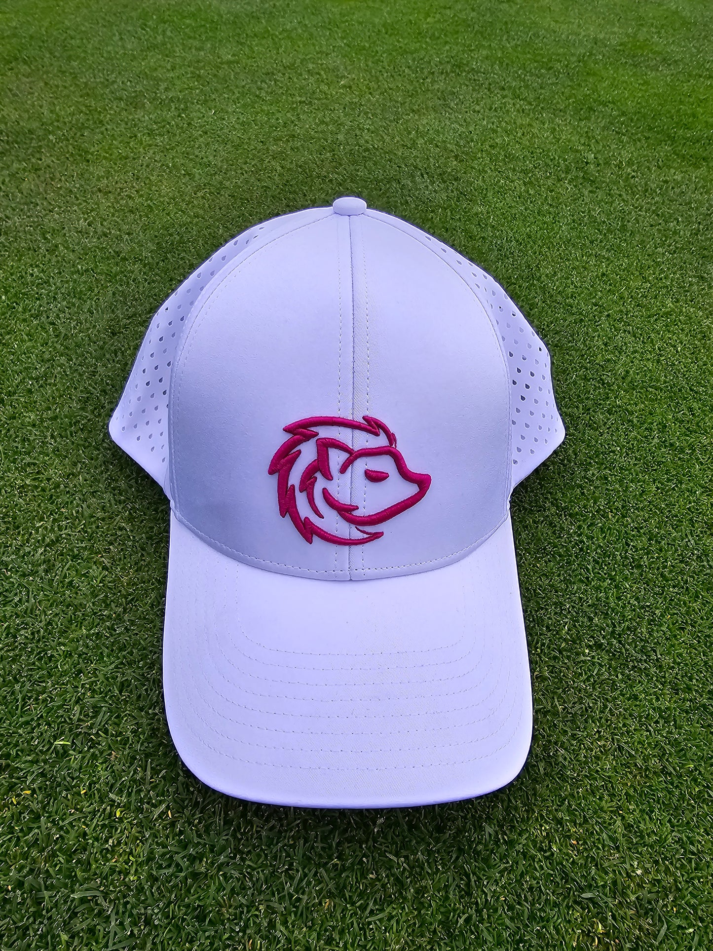 White Hat with logo (MOQ 50)