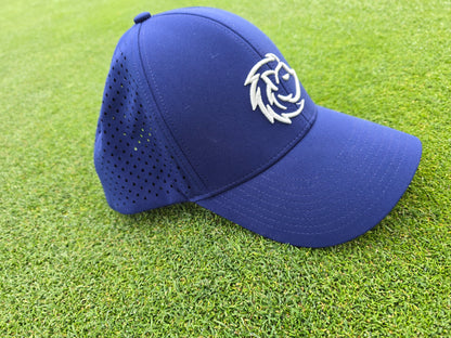 Navy Hat with Yellow Logo (MOQ 50)