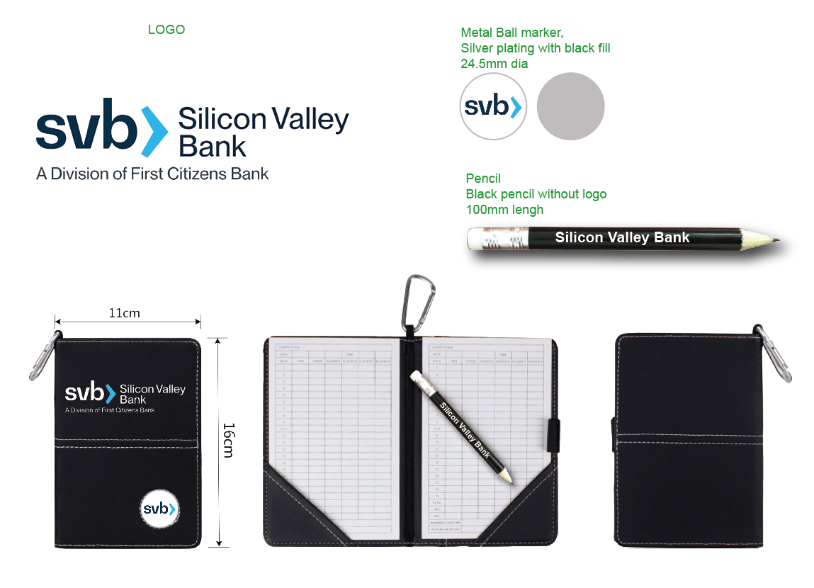 Exclusive SVB Scorecard Holder (MOQ 100)