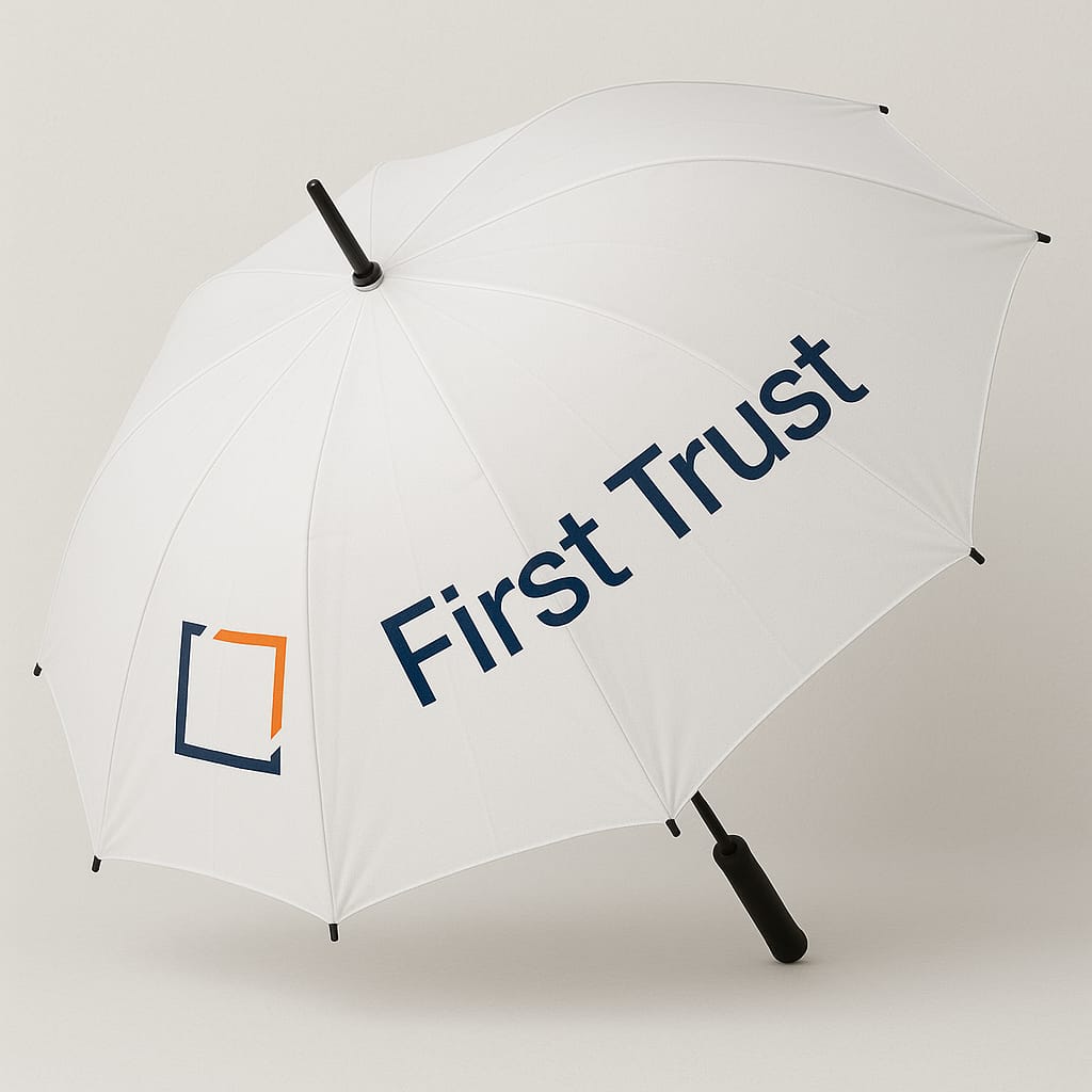 First Trust Golf Umbrella  (MOQ 50 units)
