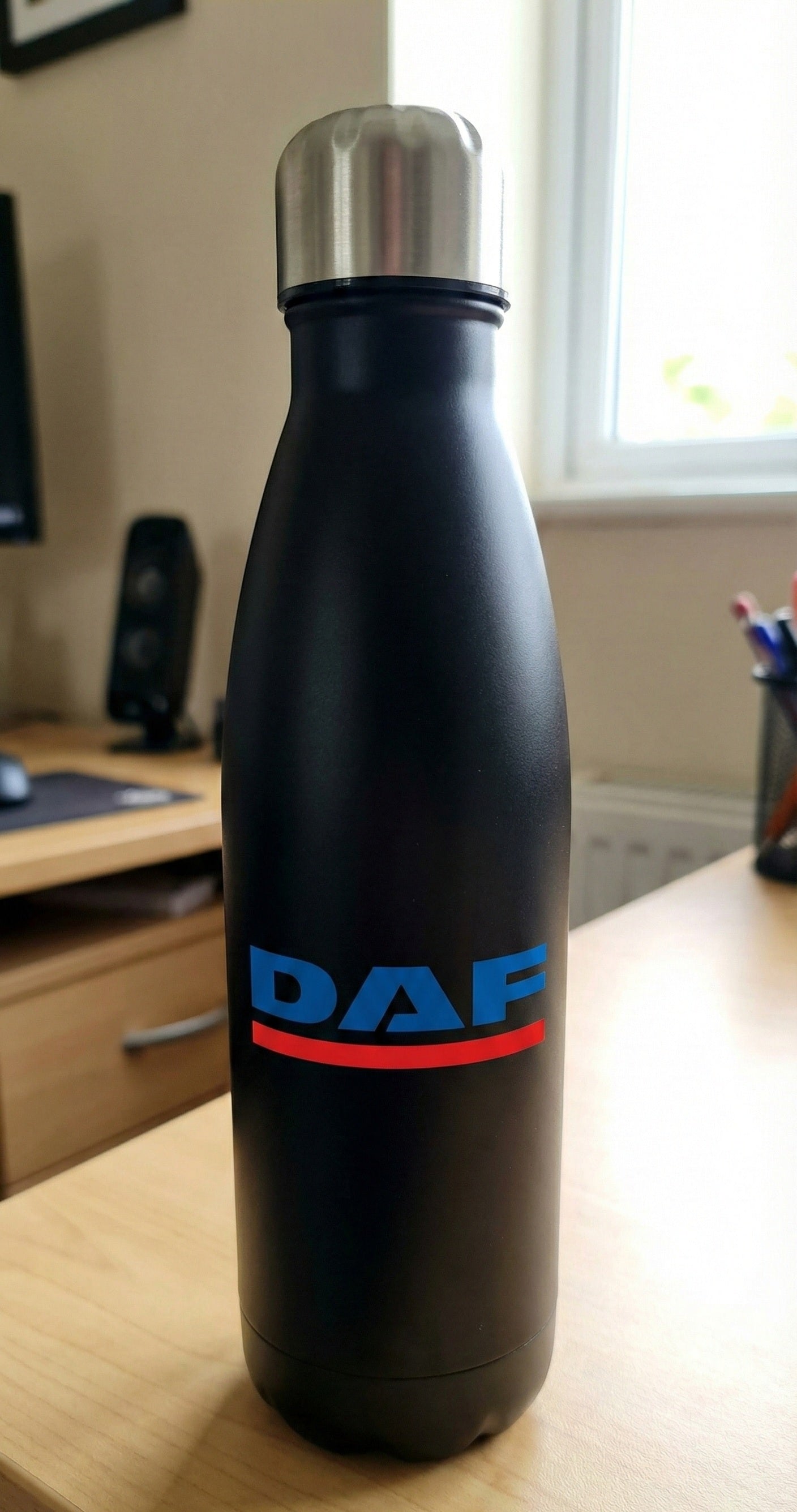 DAF Black Water Bottle - MOQ 100